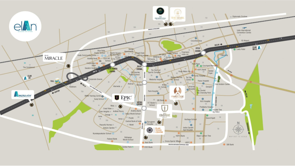 Elan Miracle Location Map